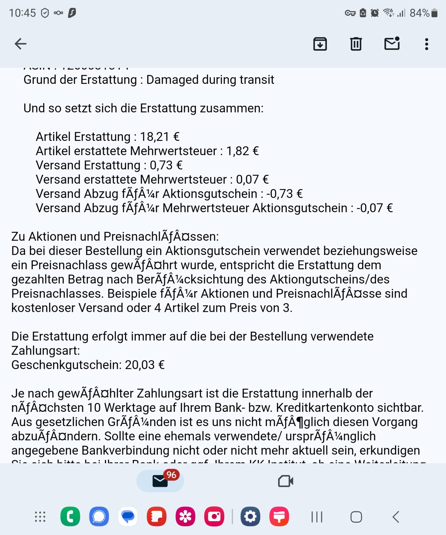 Amazon vs. Unicode