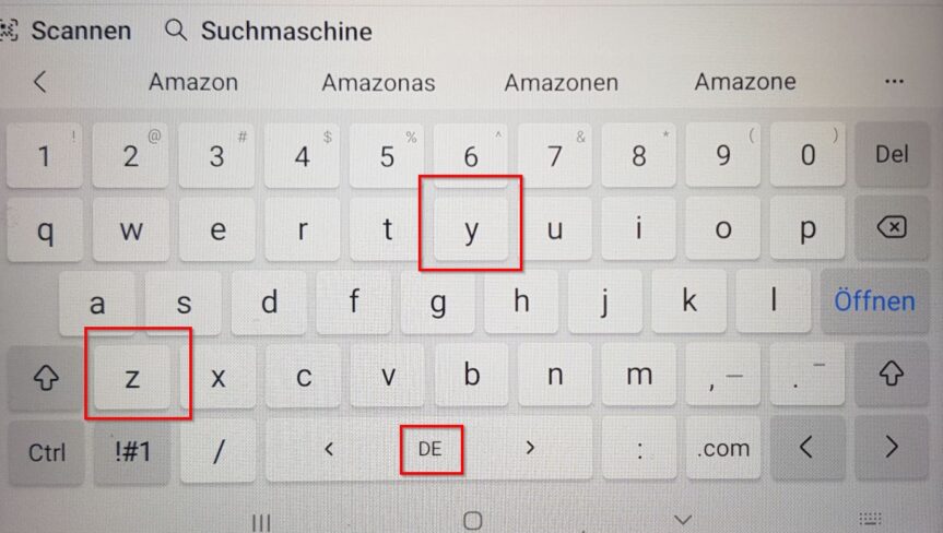 Globalisierung am Puls der zeit: Deutsches Tastatur-Layout 2.0 von chinesischem Tablet-Produzenten neudefiniert